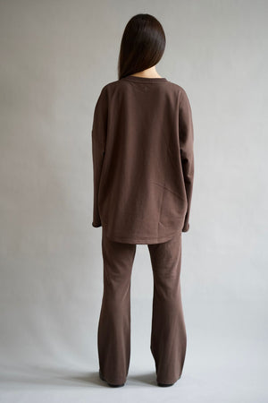 LIA Cozy Pants - Choco - #abc