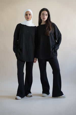 LIA Cozy Pants - Black - #abc