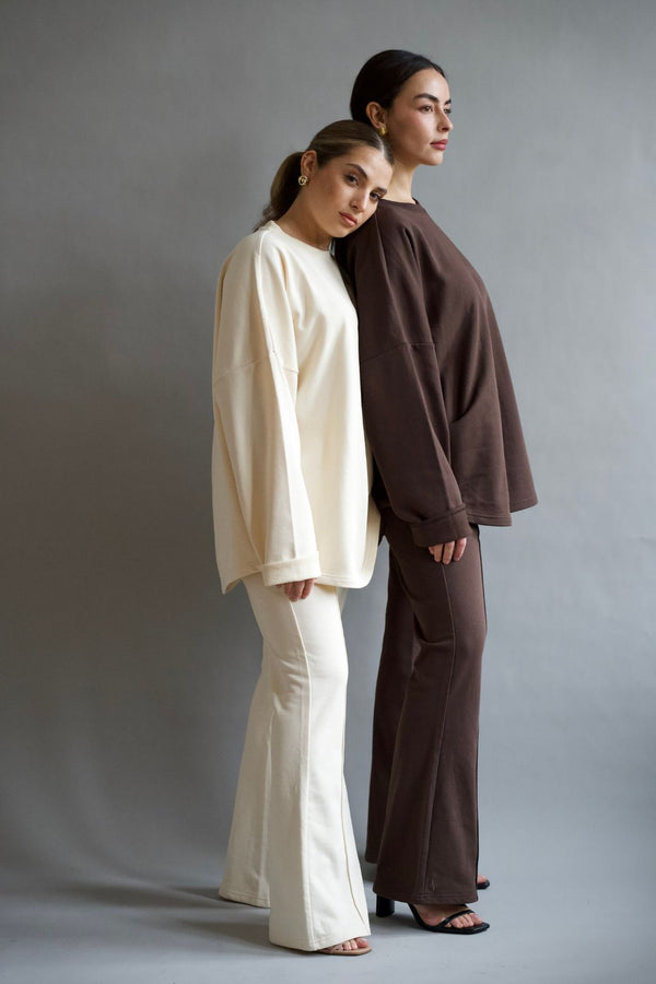 LIA Cozy Sweater - Choco - #abc