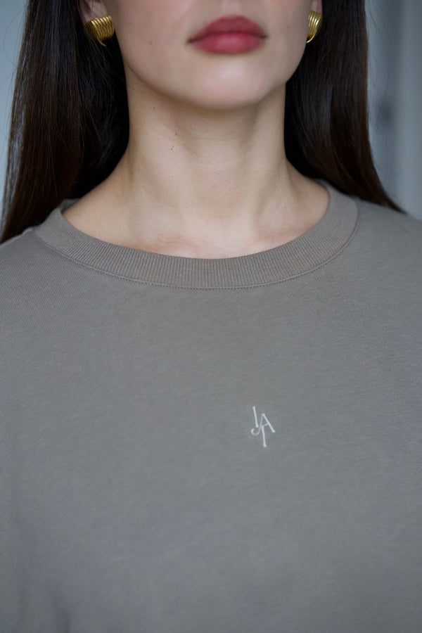 LIA Cozy Sweater - Taupe - #abc