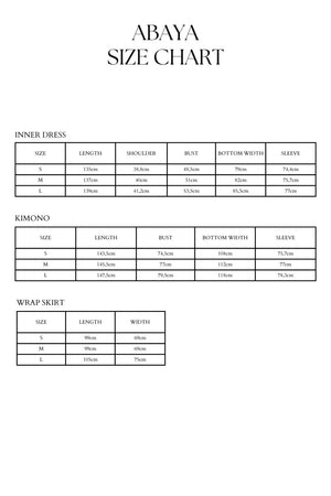 Abaya  Luxe "Cloud" - #abc