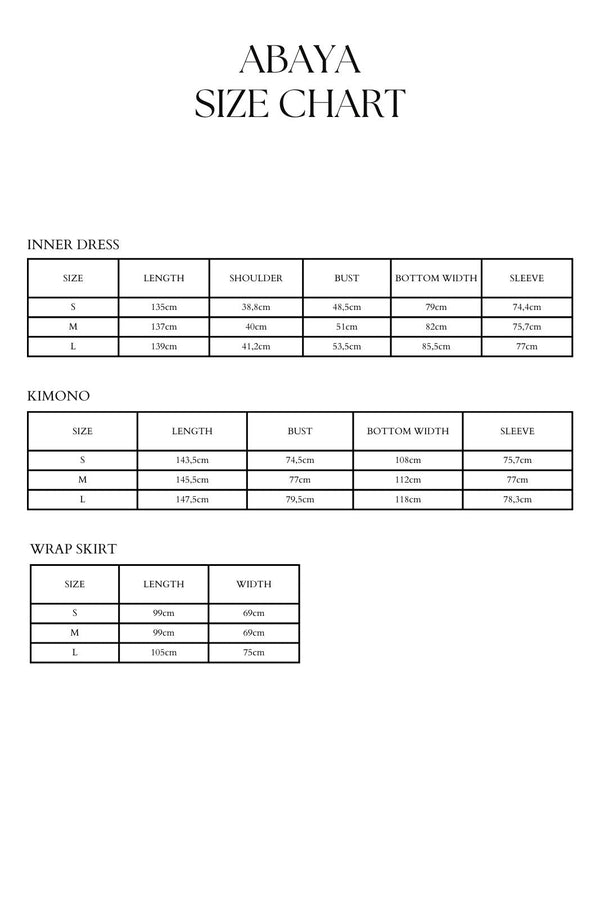 Abaya  Luxe "Cloud" - #abc