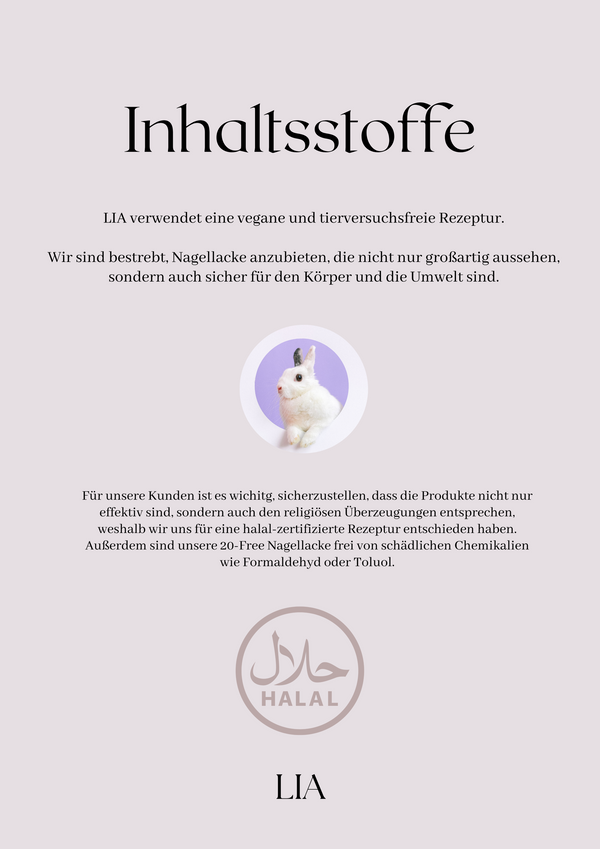 LIA Halal Nagellack "Blueberry" - #abc