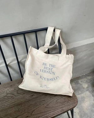 Tote Bag - blue - #abc