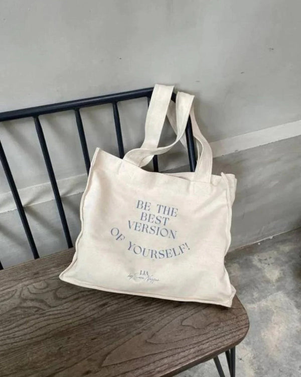 Tote Bag - blue - #abc