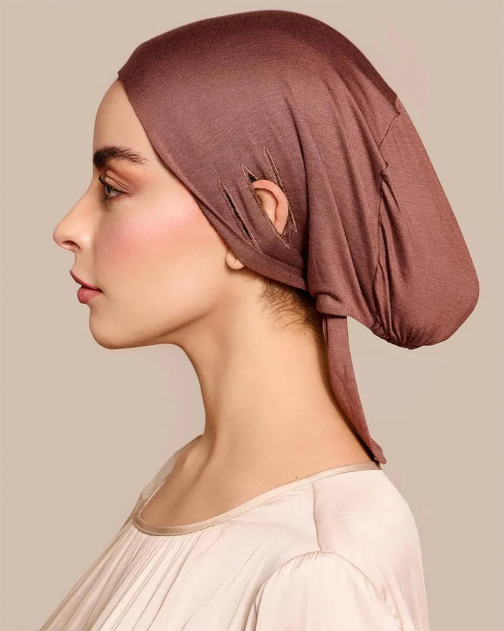 Unterkopftuch Hijab Slit Bone